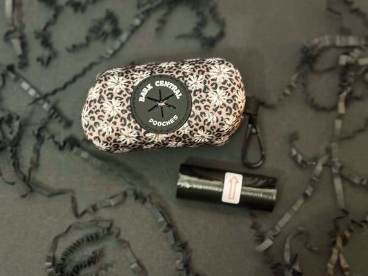 Fierce Floral  - Poop Pouch | Poo Bag Holder