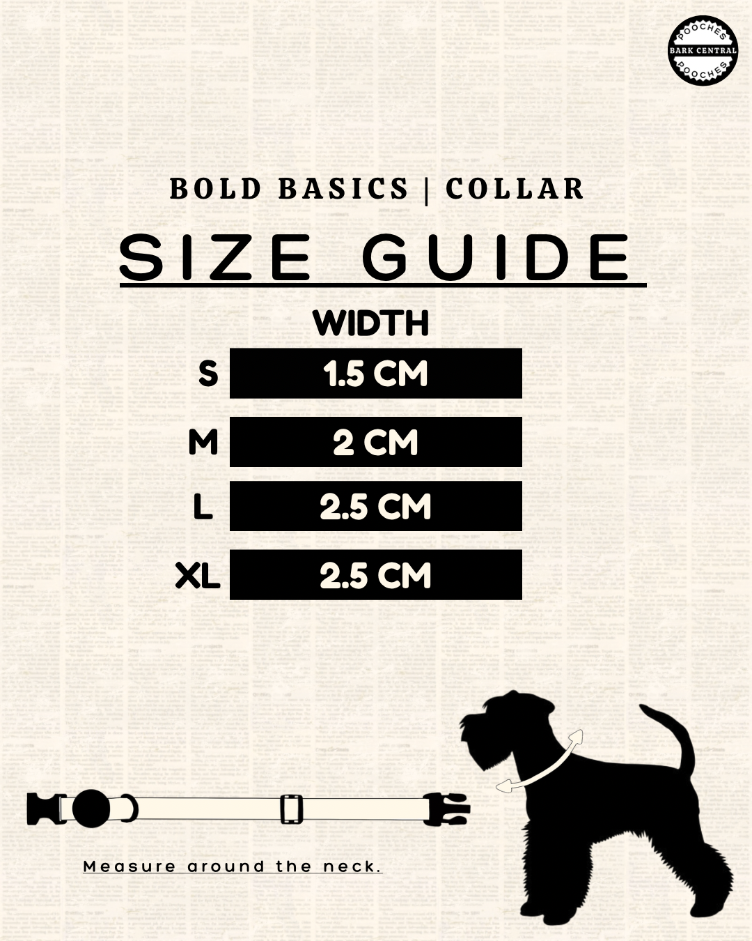 Black -  Bold Basics | Safety Buckle Collar